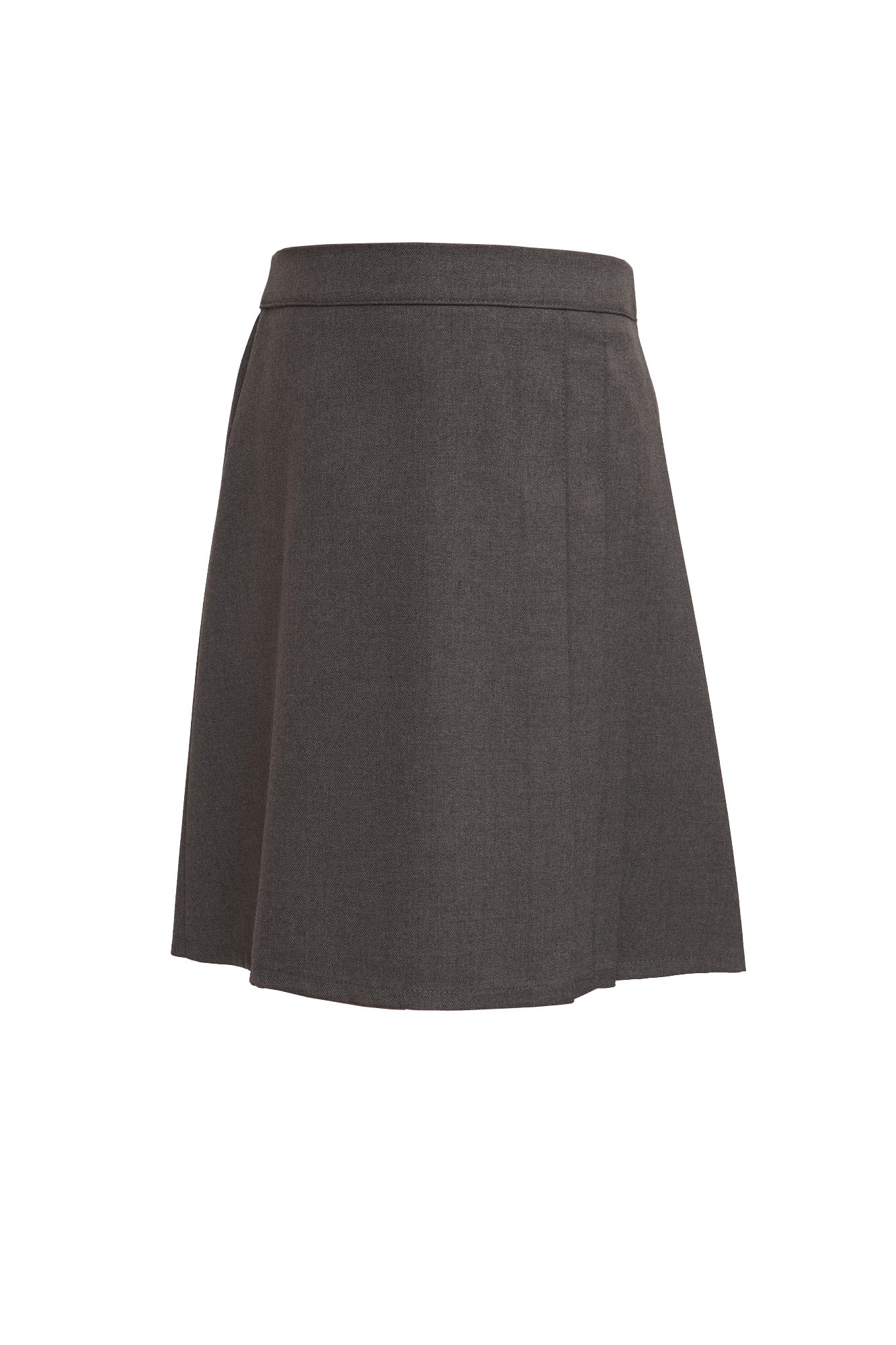 Grey Junior Girls 3 Side Pleat Skirt (7333GREY) - Princess May Primary ...