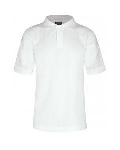 WHITE SHORT SLEEVE POLO SHIRT (7091)