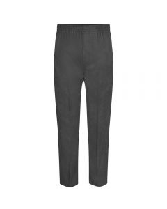 GREY FULL ELASTIC PULL-UP TROUSERS (7457GREY)