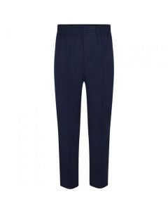 NAVY FULL ELASTIC PULL-UP TROUSERS (7457NAVY)
