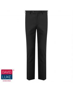 DAVID LUKE BOYS SLIM FIT FLAT FRONT SCHOOL TROUSERS (7463)