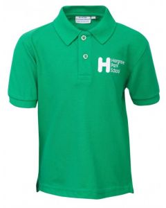 HARGRAVE PARK PRIMARY SCHOOL EMERALD S/S POLO WITH SCHOOL LOGO (8721)