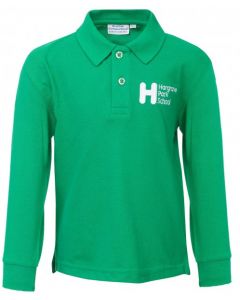 HARGRAVE PARK PRIMARY SCHOOL EMERALD L/S POLO WITH SCHOOL LOGO (8722)