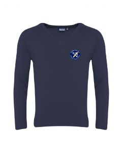 ST PETER & ST PAUL PRIMARY SCHOOL V-NECK PULLOVER WITH LOGO (9180)