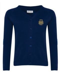 Laycock Primary School Sweat Cardigan with School Logo (9201)