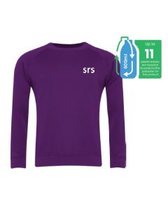Samuel Rhodes Purple Round Neck Sweatshirt