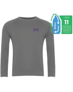 Samuel Rhodes Grey Round Neck Sweatshirt