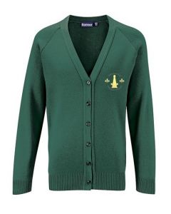 PRINCESS MAY PRIMARY SCHOOL CARDIGAN WITH SCHOOL LOGO (8521)