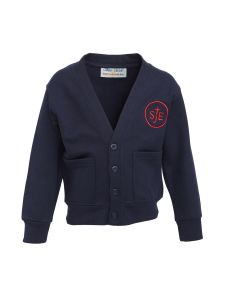 ST JOHN EVANGELIST GIRLS SWEAT CARDIGAN (SJV8489)