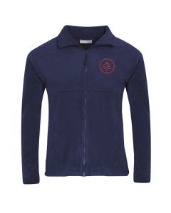 ST JOHN EVANGELIST FULL ZIP FLEECE JACKET WITH SCHOOL LOGO (8483)